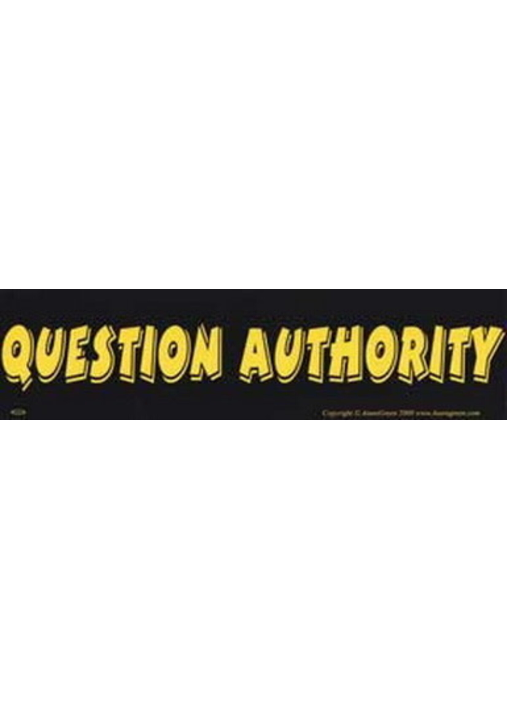 BUMP: Question Authority (020)