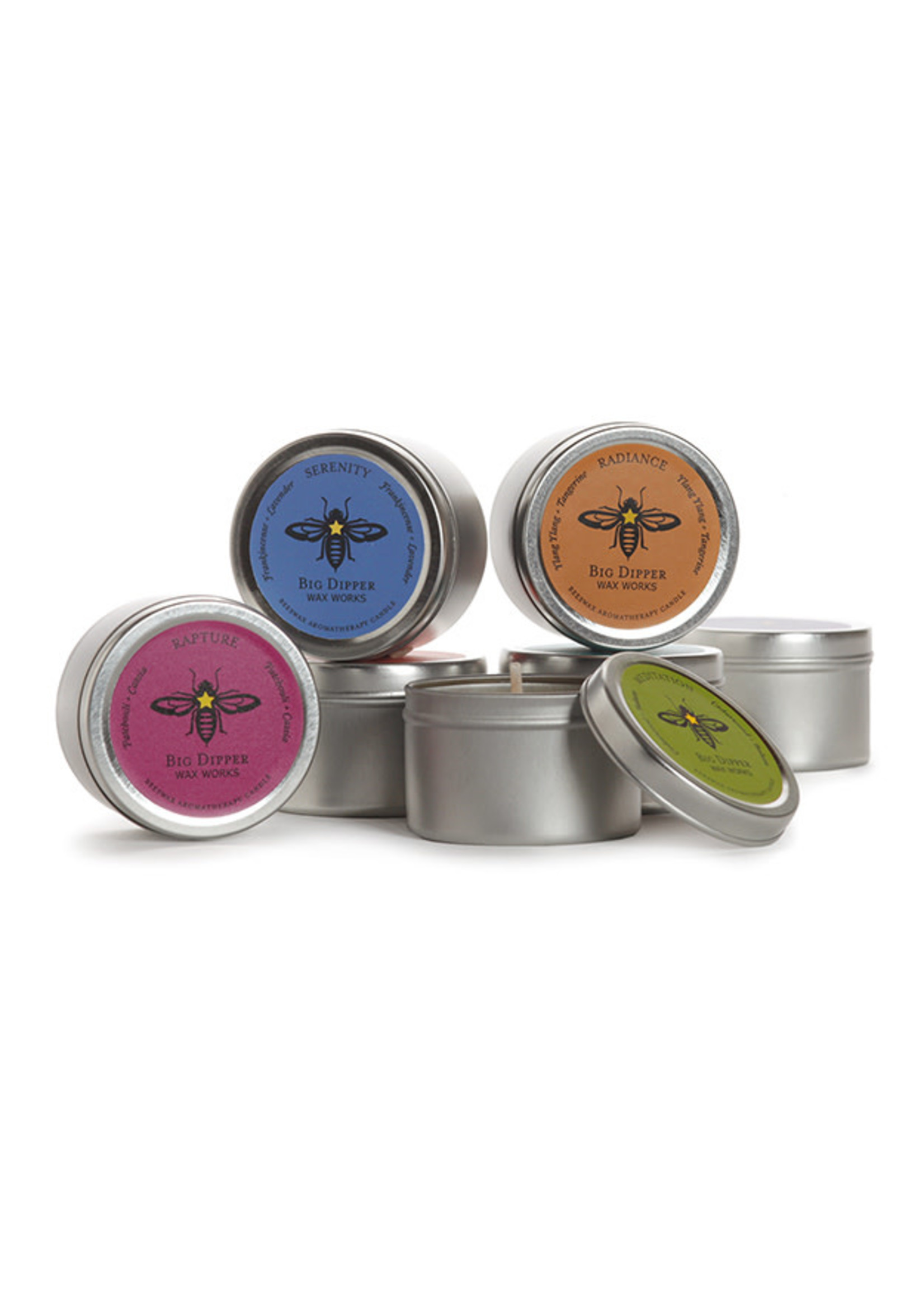 Travel Size Beeswax Aromatherapy Candle Tin