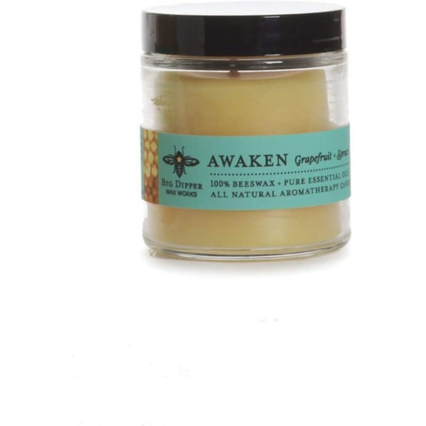 100% Pure Beeswax Aromatherapy Glass Jar Candle