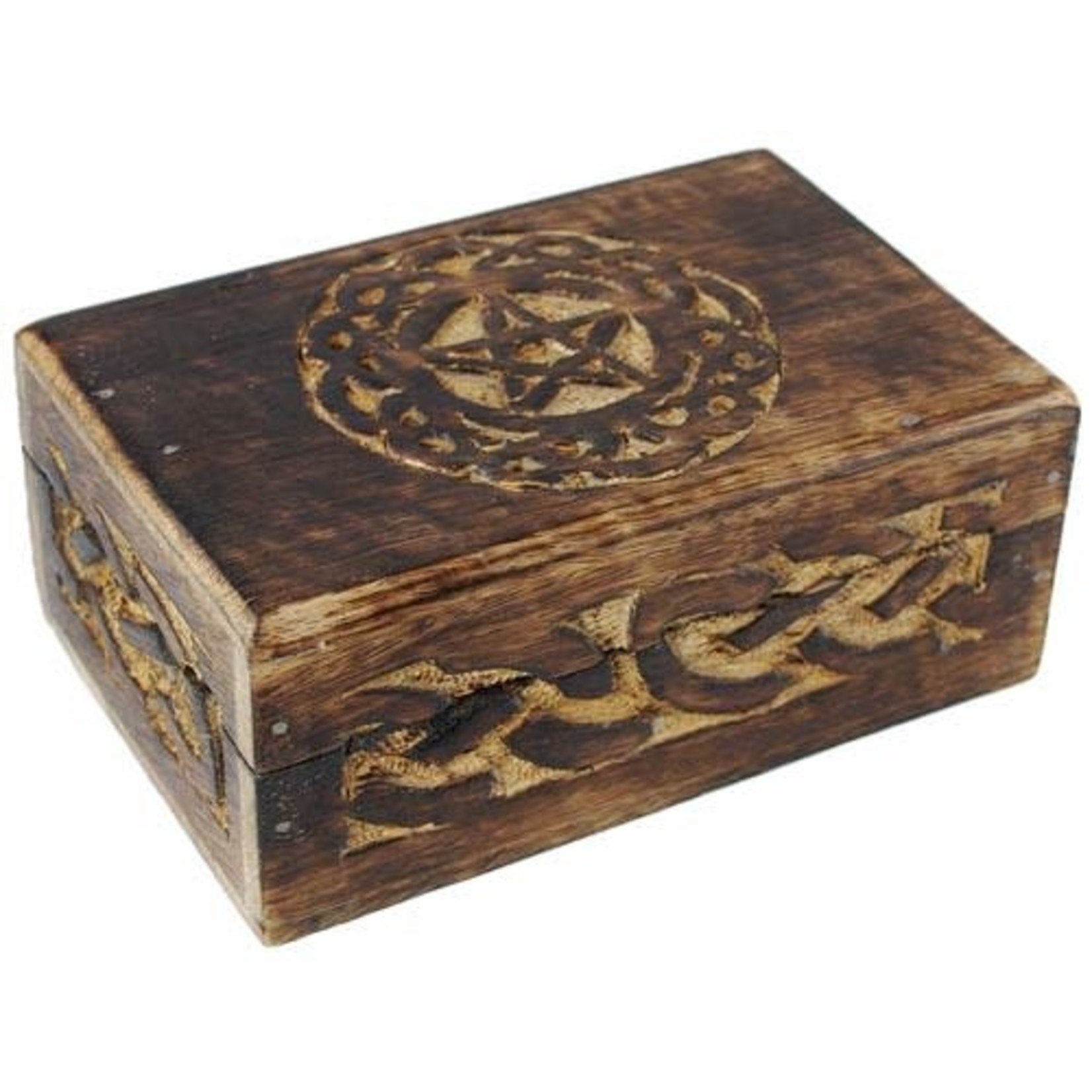 Celtic Circle Pentagram Box, 4"x6"