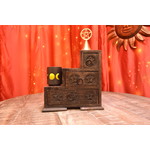 Wooden Step Cabinet with Drawers - Pentacle