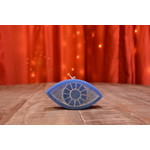 Sacred Symbol Candle - Eye of Protection Blue
