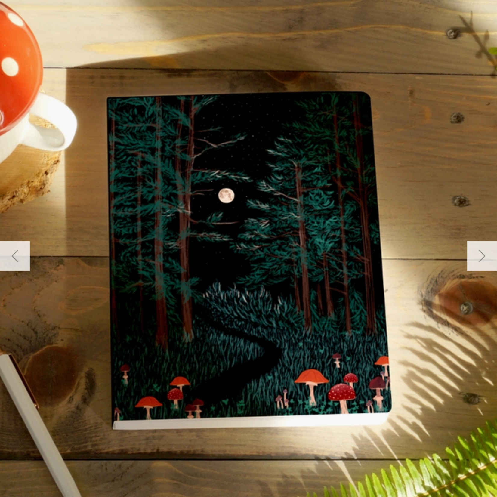 Moonrise Forest- Medium Layflat Notebook