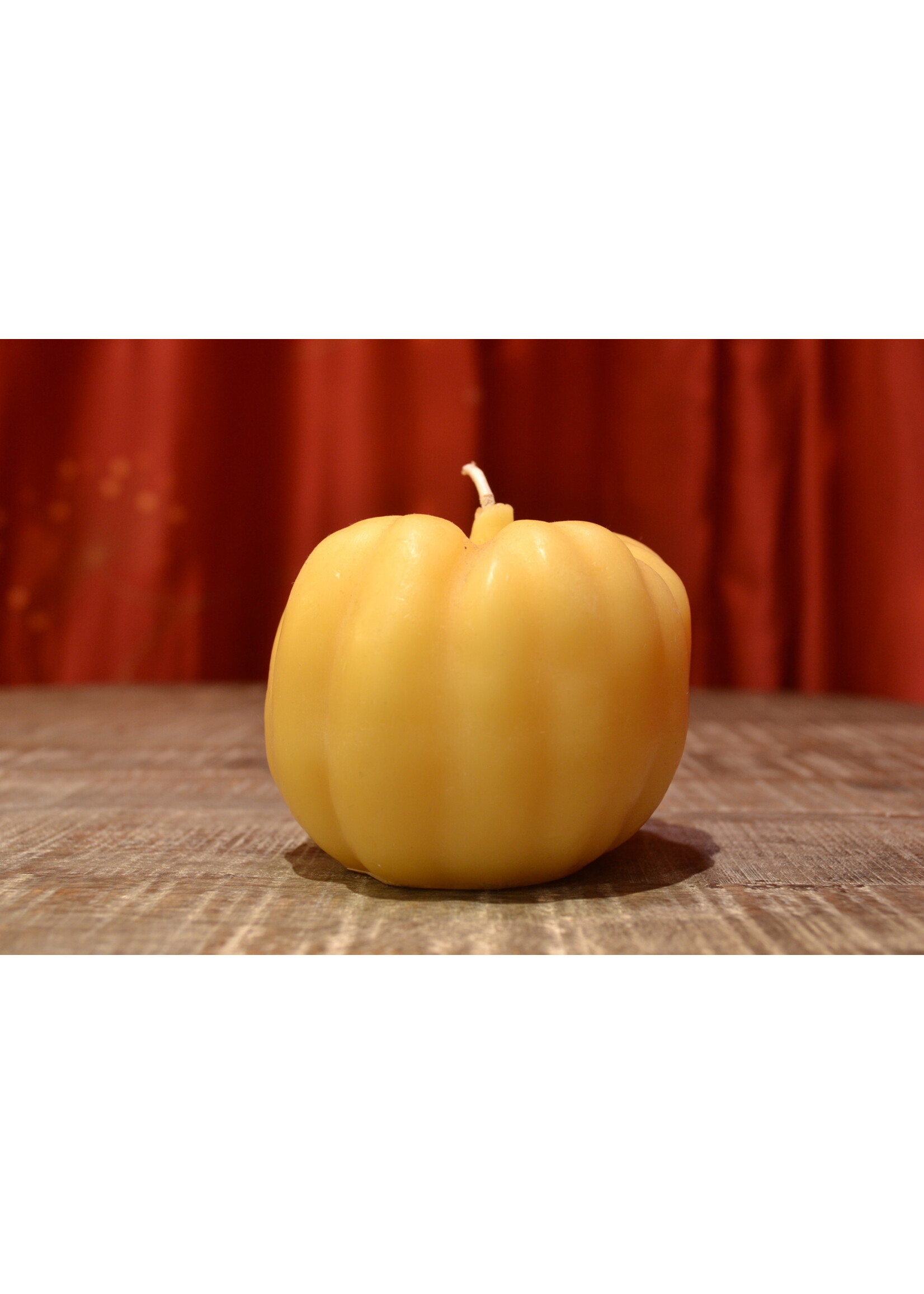100% Pure Beeswax Pumpkin Candle - Large