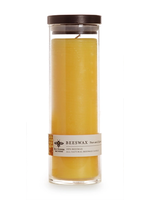 100% Pure Beeswax Sanctuary Glass Jar Candle - Natural