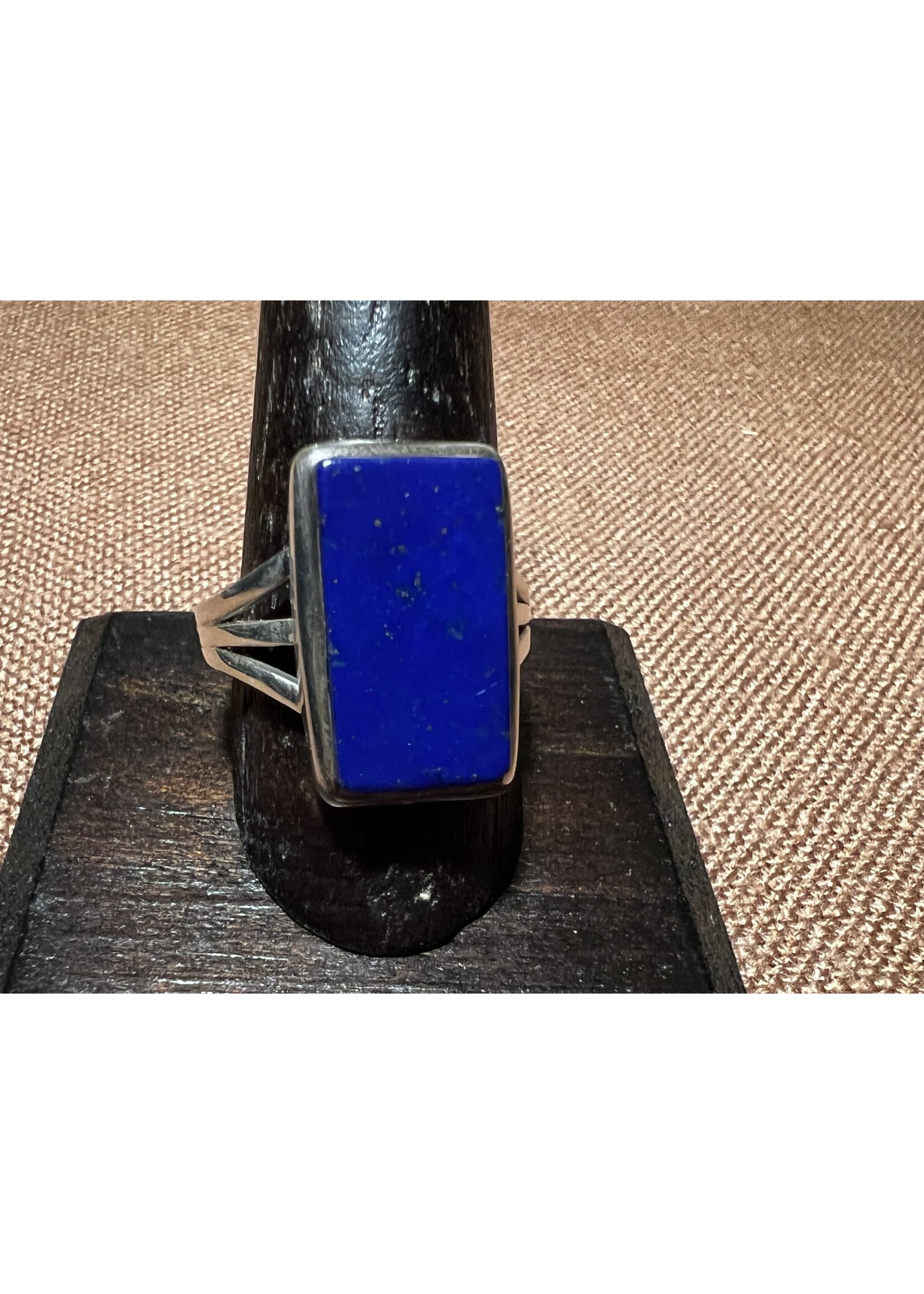 Rectangular Lapiz Lazuli Ring (12)
