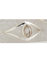 Sterling Silver Herkimer Diamond Cat Eye Ring (6)