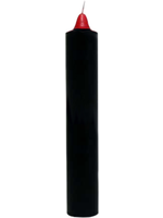 2 Color Reversible Black Over Red Jumbo Candle