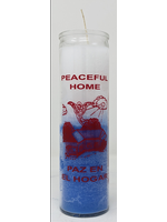 7 Day Jar Candle - Peaceful Home (White/Blue)