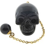 Gemstone Pendulum Skull - Black Onyx