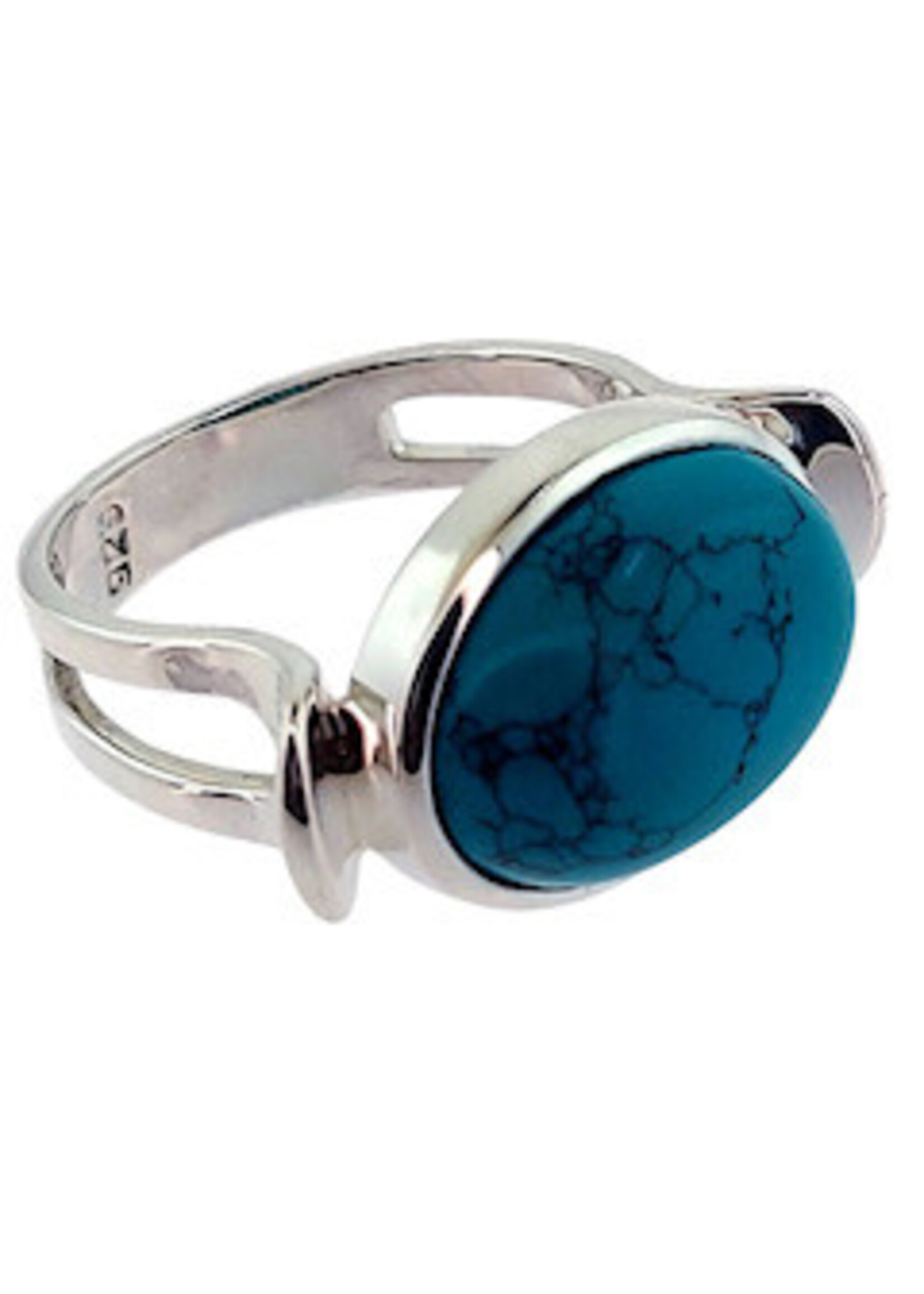 Sterling Silver Royal Natural Turquoise Ring (9)