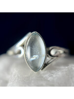 Sterling Silver Blue Topaz Wave Ring (7)