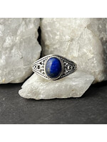Sterling Silver Lapis Lazuli Ring (8)