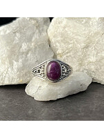 Sterling Silver Ruby Class Ring (6)