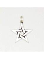 Wicca Pewter Pendant - Pentagram