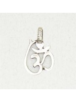 Veda Pewter Pendant - Om (Small)