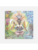 Desire's Attainment Baphomet by Heron Michelle, Window Cling 5"x5"