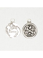 Celtic Astrology Pewter Pendant - Saille