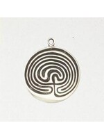 Earth Mother Pewter Pendant - Labyrinth