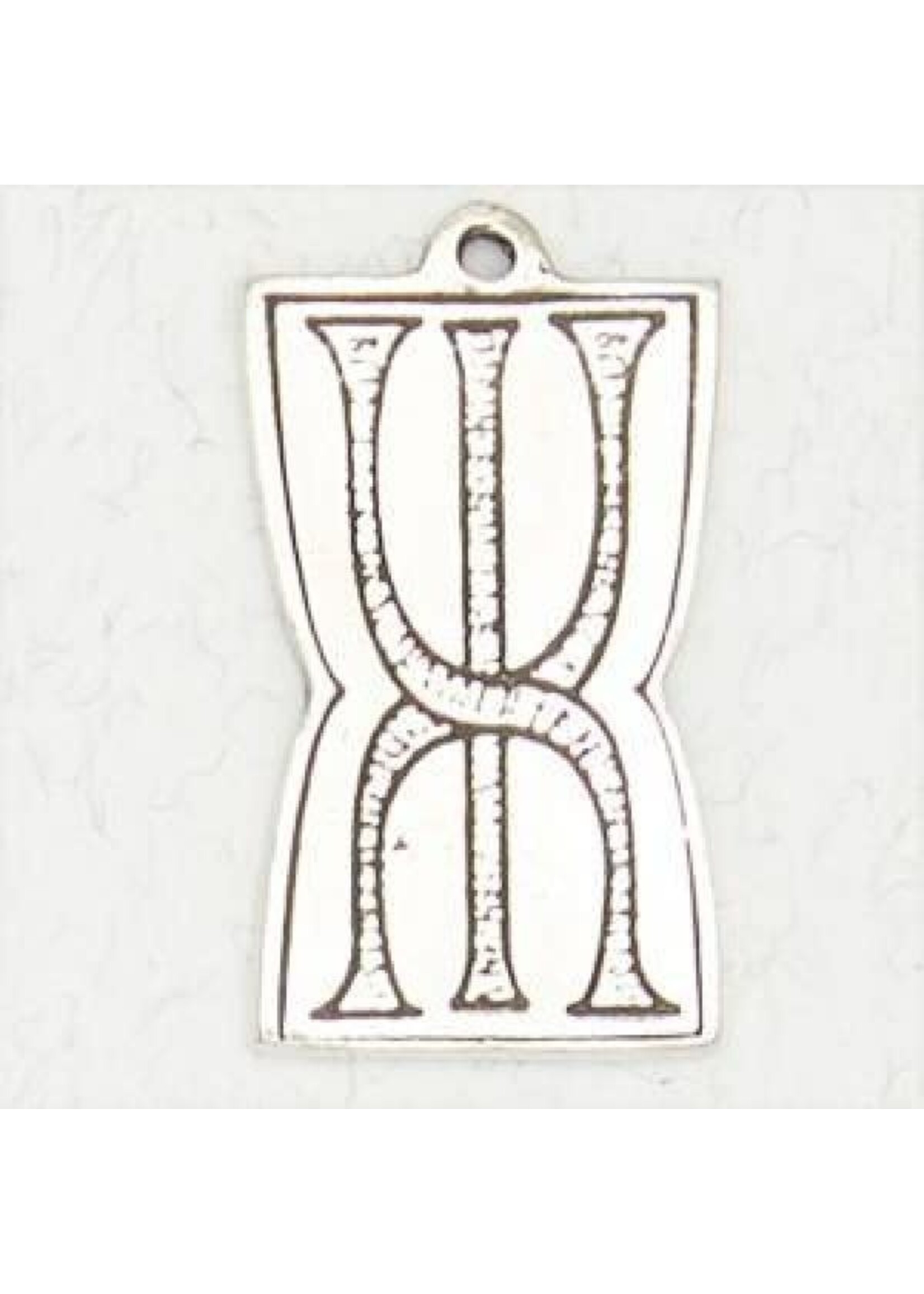 Talisman Amulets Pewter Pendant- Prosperity Rune