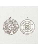 Talisman Amulets Pewter Pendant - The Planetary Signs