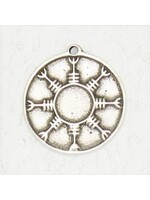 Talisman Amulets Pewter Pendant - Rune of Attraction