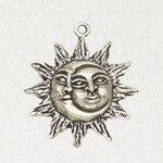 Nirvana Pewter Pendant - Sun & Moon 508