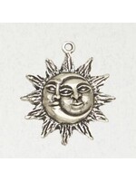 Nirvana Pewter Pendant - Sun & Moon 508