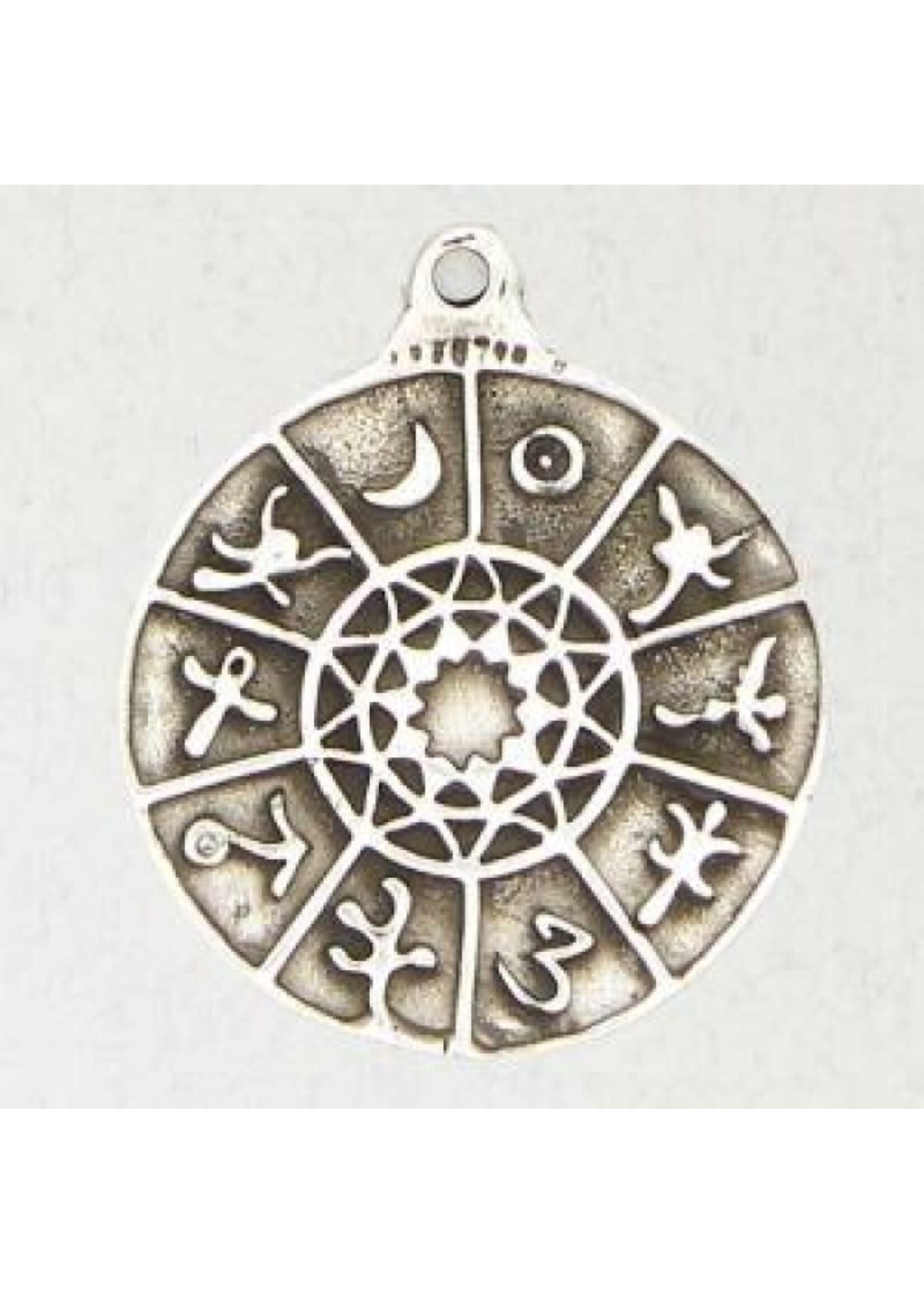 Talisman Amulets Pewter Pendant - The Planetary Sign