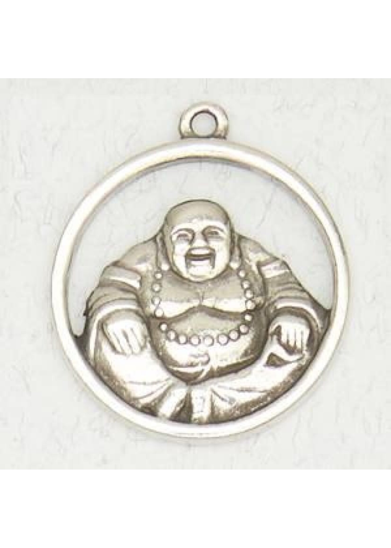 Siddharta Pewter Pendant - The Laughing Buddha