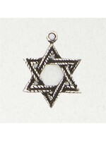Mitzvah Hebrew Pewter Pendant - Star of David