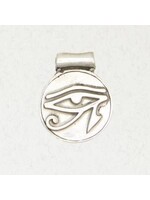 Egyptian Mystic Nile Pewter Pendant - Eye of Horus Round