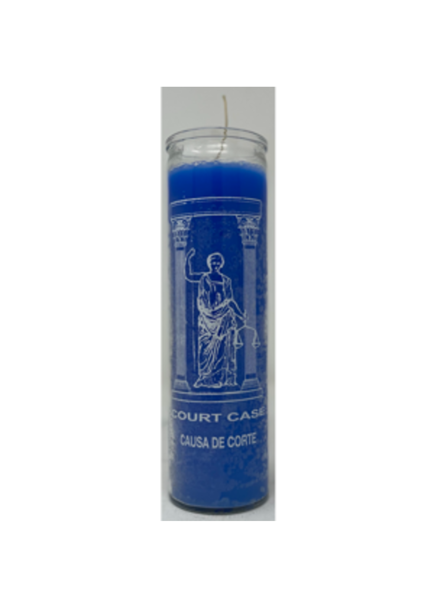 7 Day Jar Candle - Court Case (Blue)