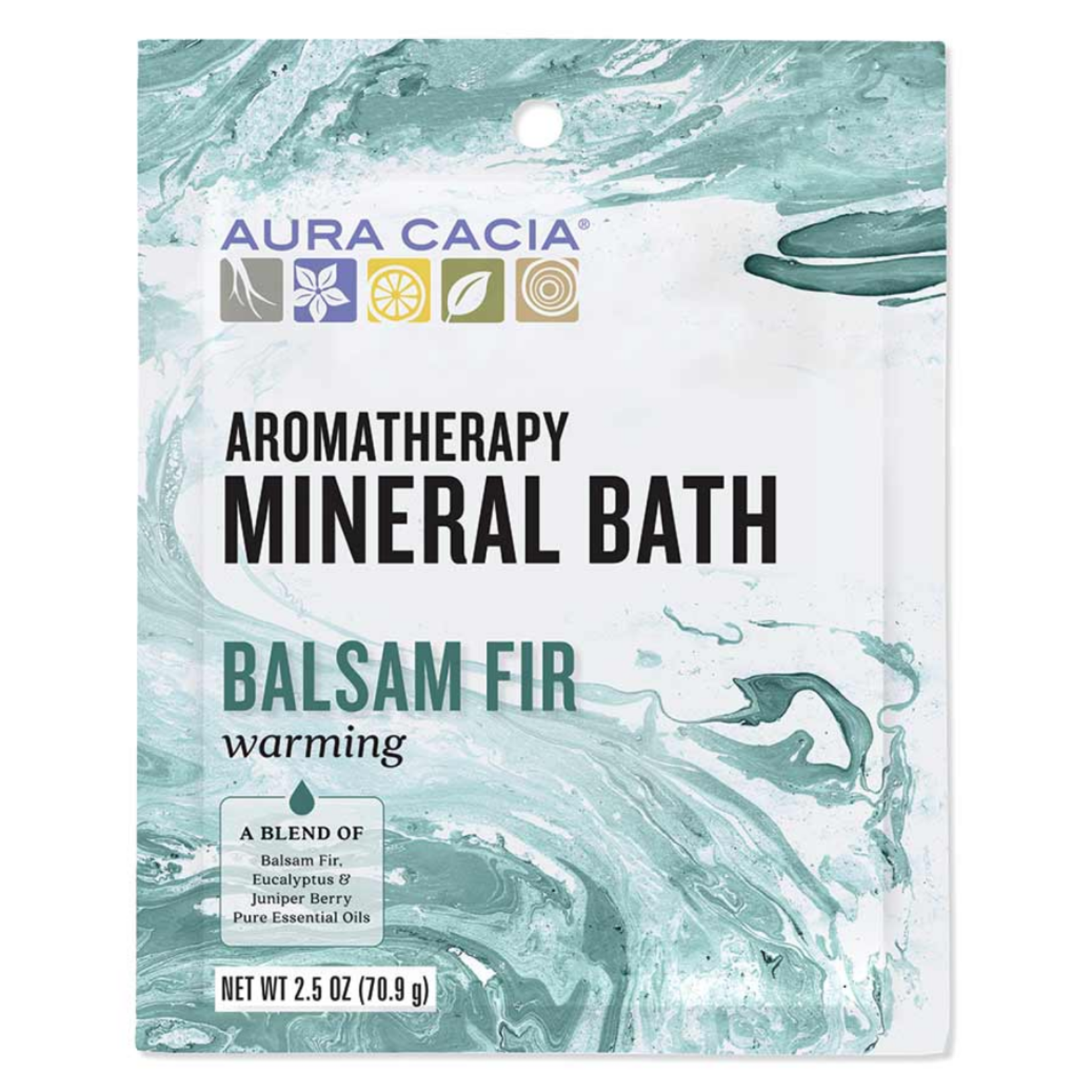 Aura Cacia Mineral Bath 2.5oz - Warming Balsam Fir