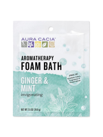Aura Cacia Foam Bath 2.5oz - Invigorating Ginger & Mint
