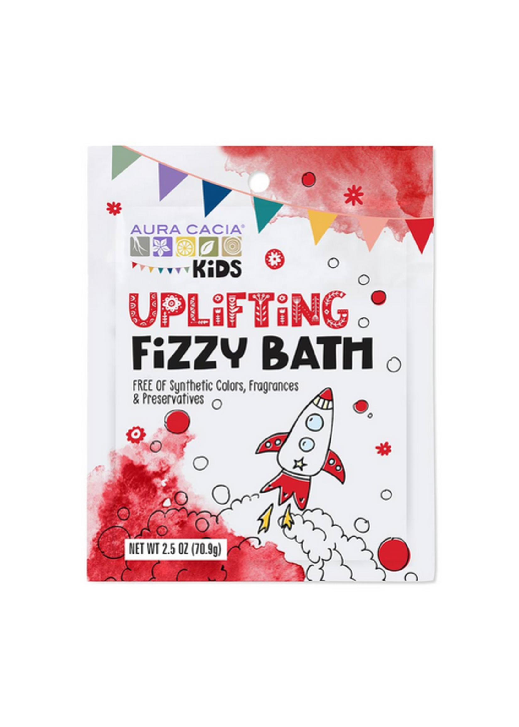 Aura Cacia Foam Bath 2.5oz - Uplifting Fizzy Bath