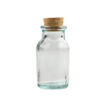 Recycled Glass Spice Bottle with Cork