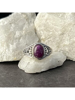 Sterling Silver Ruby Class Ring (5)