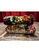 Blue Sage Bundle with Chakra Color Flowers, Small