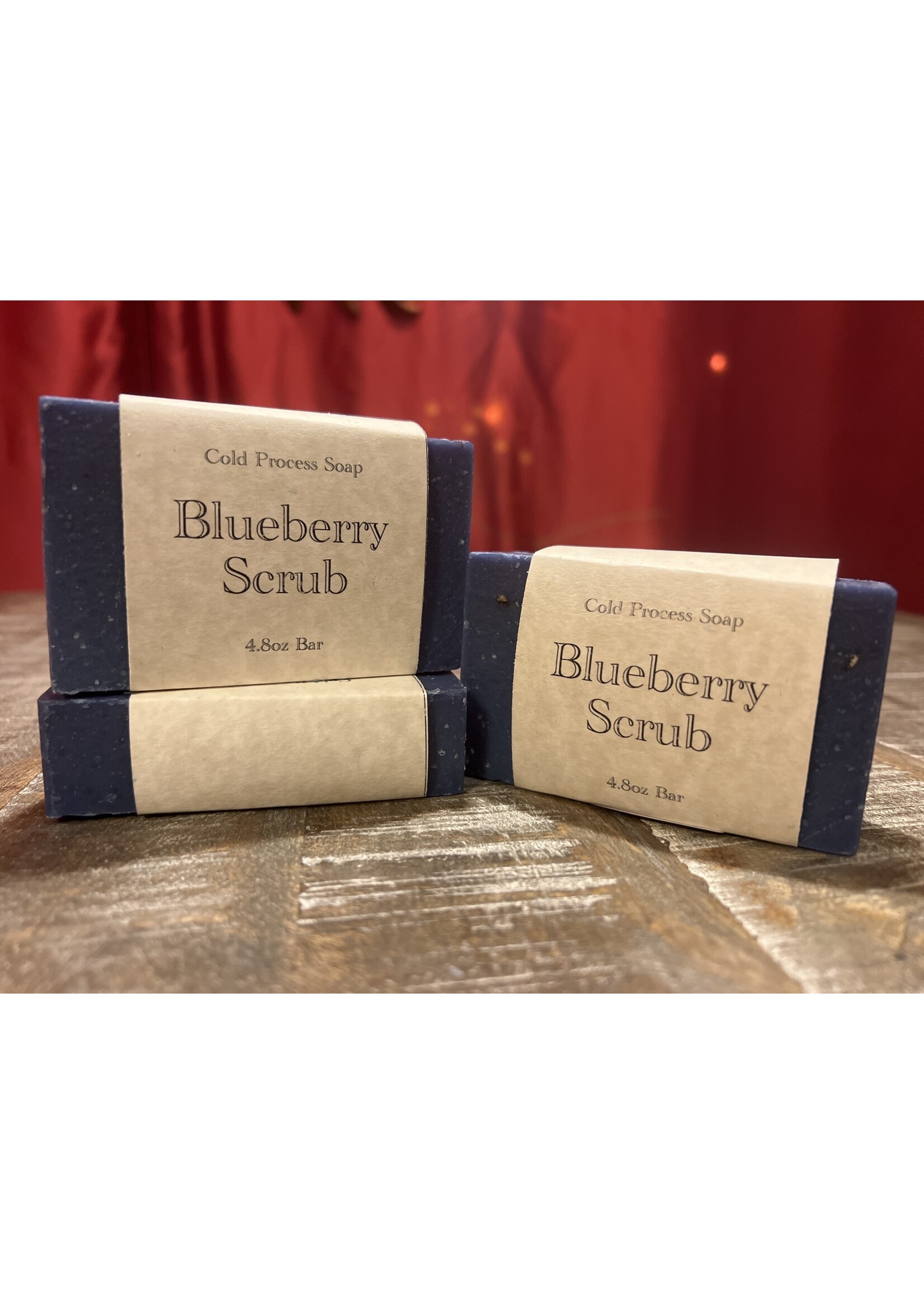 Handmade Cold Process Soaps - Blueberry Scrub