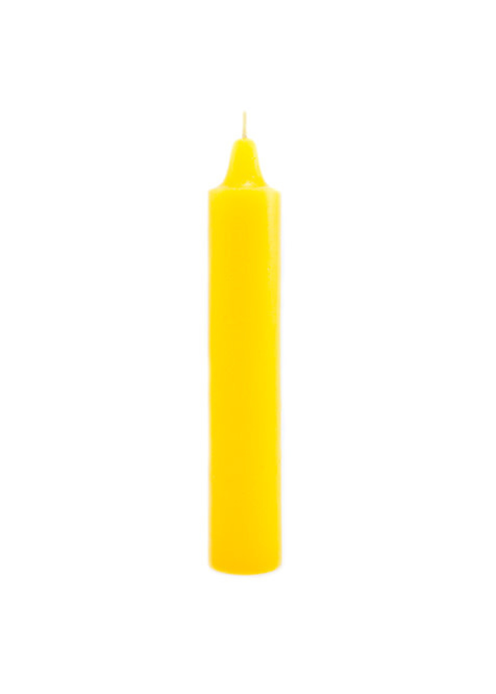 Jumbo Taper Candle - Yellow