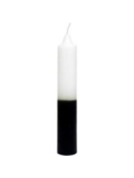 Jumbo Reversible Candle (White/Black)