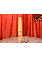 Beeswax Taper Candles Ivory/White
