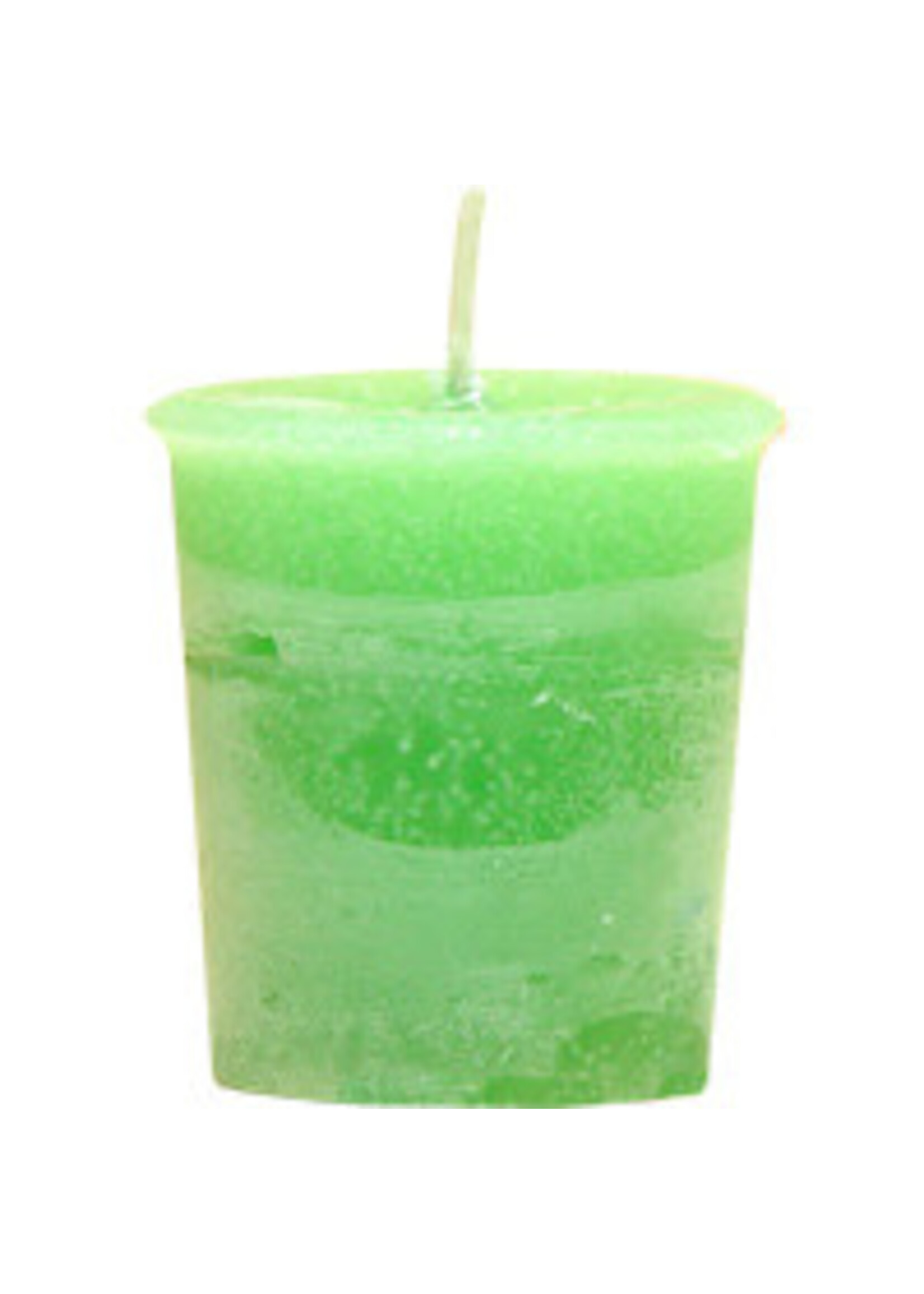 Reiki Charged Herbal Candles Parrafin 2" Votive Candle Abundance