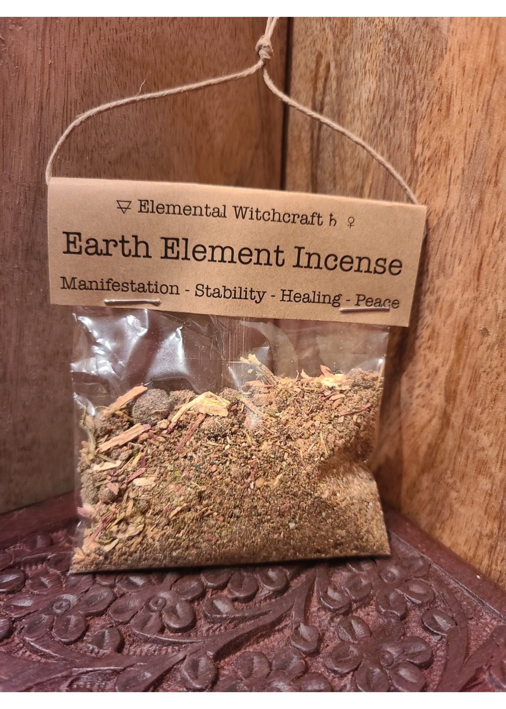 Spellcraft Incense: Earth Element Incense .5oz