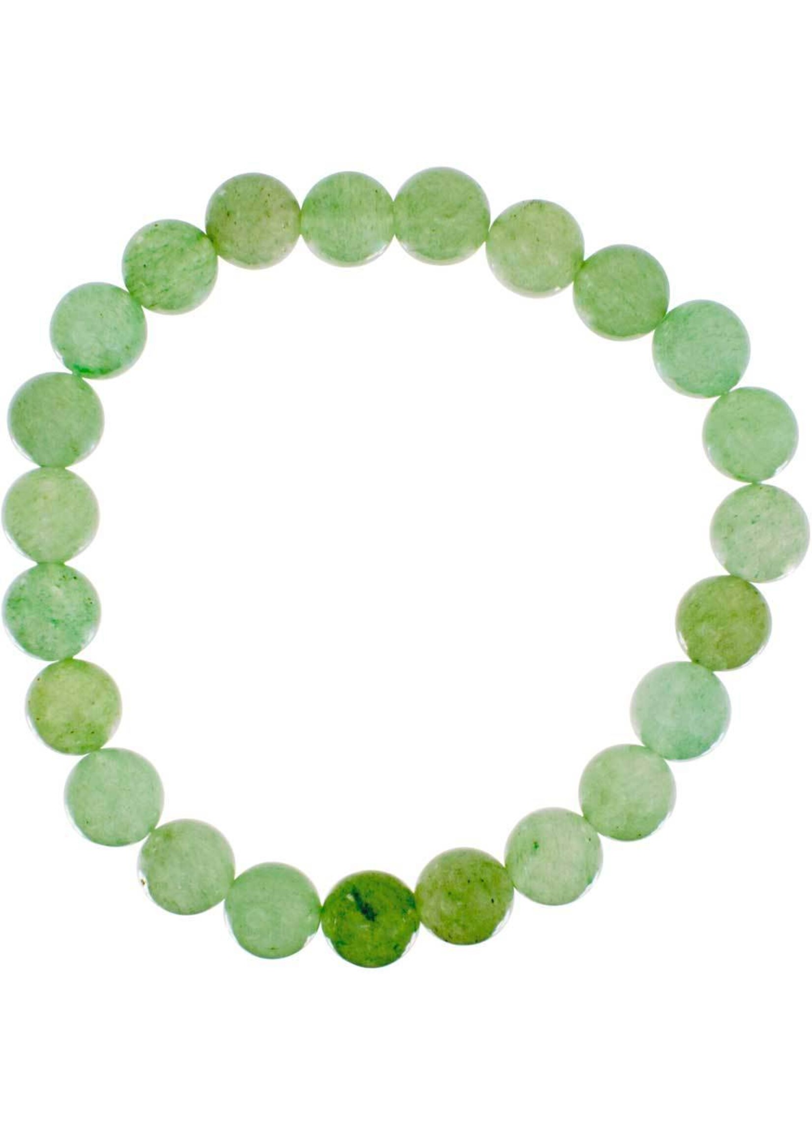 8 mm Elastic Stone Bracelet - Green Aventurine