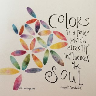 COLOR INFLUENCES THE SOUL ART PRINT