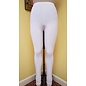 One Size Solid White Leggings
