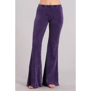 SALE FROM $40 - MINERAL WASH BELL BOTTOM Grape LARGE