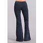 MINERAL WASH BELL BOTTOM - CHARCOAL NAVY